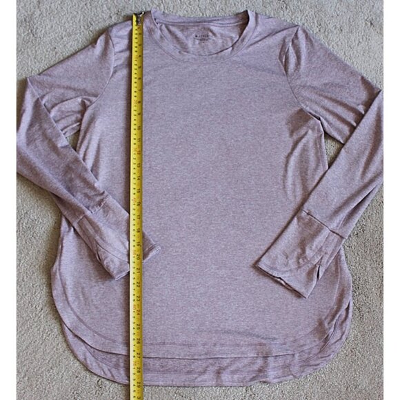 Athleta - sz Large - Uptempo Long Sleeve Tunic in Shasta Purple (Pink) #382880 - Picture 8 of 12